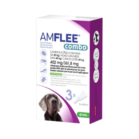 Amflee Combo +40kg 3 pipetas