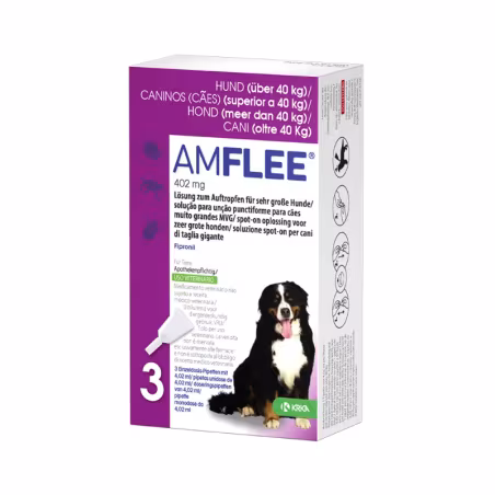 Amflee Spot On 402mg +40kg 3 pipettes