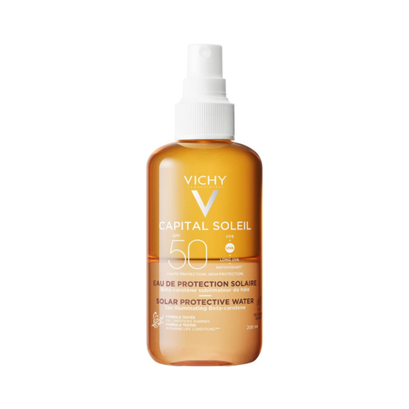 Vichy Capital Soleil Agua de Protección Solar Bronce SPF50 200ml