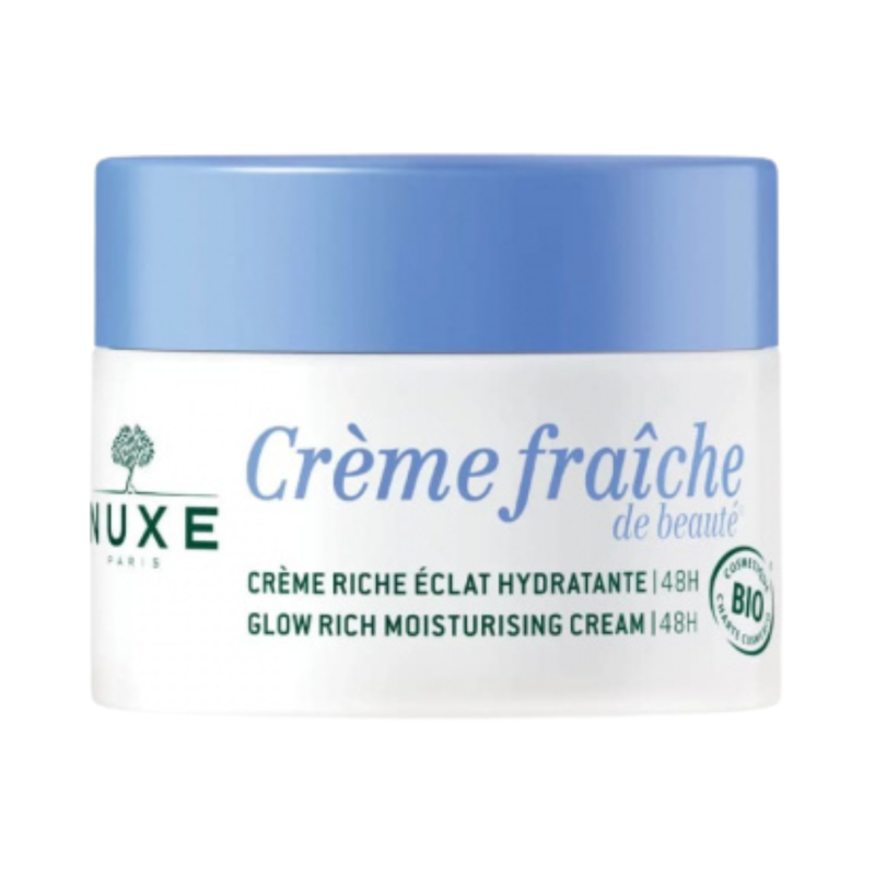 Nuxe Crème Fraîche de Beauté Creme Rico Iluminador Hidratante 50ml