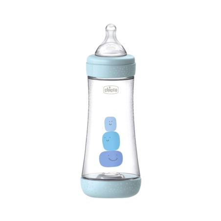 Chicco Perfect5 Biberon Débit Rapide 4m+ 300ml Bleu
