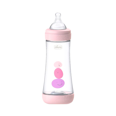 Chicco Perfect5 Biberão Fluxo Rápido 4m+ 300ml Rosa Chicco Perfect5 Biberão Fluxo Rápido 4m+ 300ml Rosa