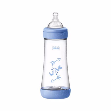 Chicco Biberão Perfect5 Fluxo Rápido 300ml Azul