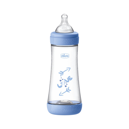 Chicco Perfect5 Bottle High Fast Flow 300ml Blue