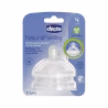 Chicco NaturalFeeling Tetina Flujo Regulable +4m 2 unidades