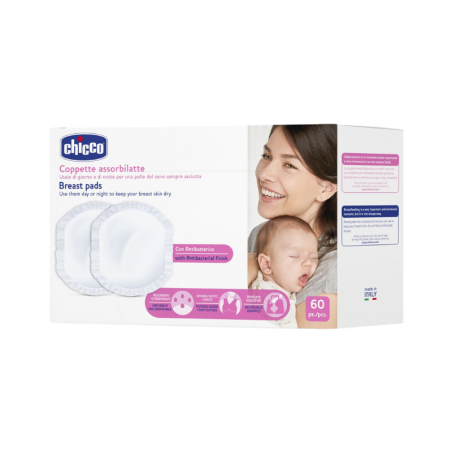 Chicco NaturalFeeling Disques Absorbants 60 unités