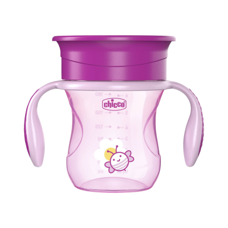 Chicco Copo de Refeição 200ml 12m+ Rosa