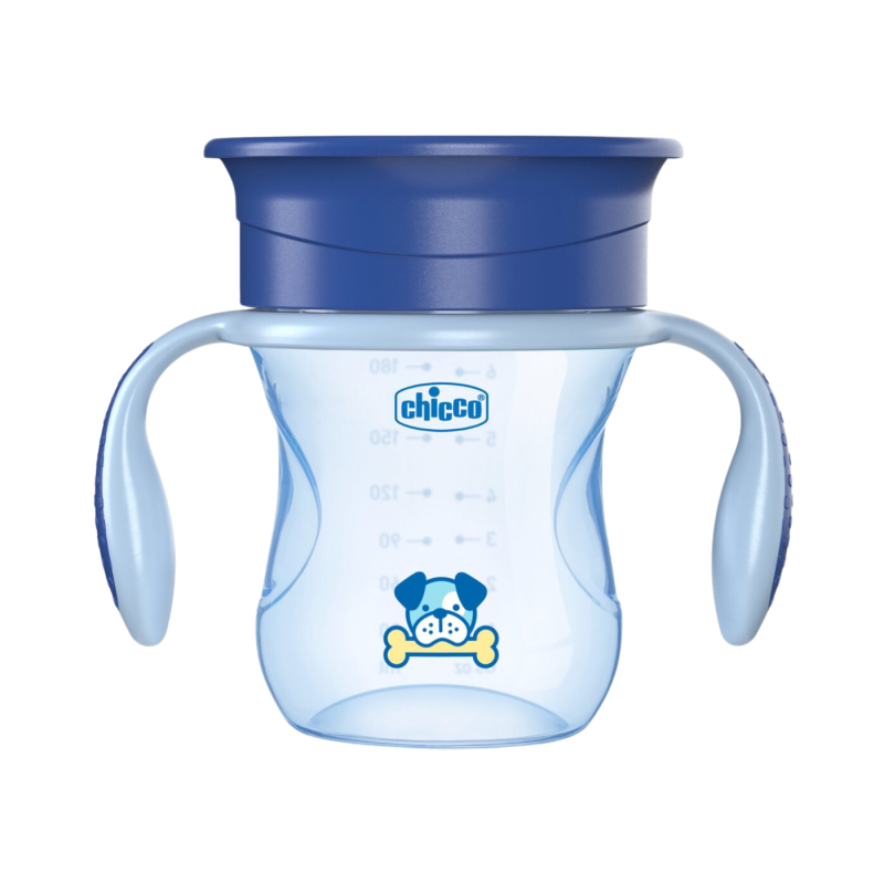 Chicco Tasse Repas 200ml 12m+ Bleu