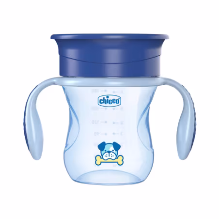 Chicco Vaso Comida 200ml 12m+ Azul
