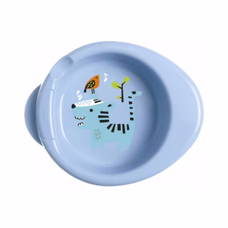 Chicco Plat à Porridge Thermique 2 en 1 6 mois+ Bleu