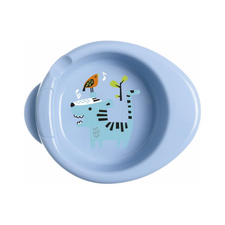 Chicco Thermal Porridge Dish 2 in 1 6m+ Blue