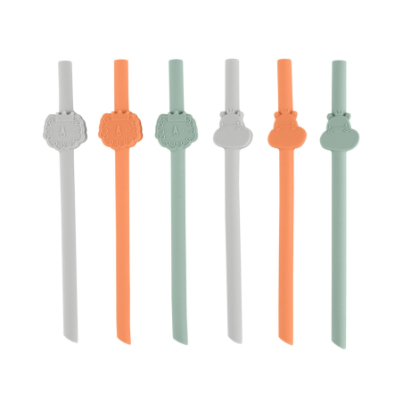 Chicco Silicone Straws 6 units 6m+