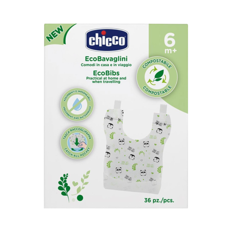 Chicco Compostable Bib 36 units