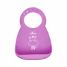 Chicco Bavoir Silicone 6m+ Rose