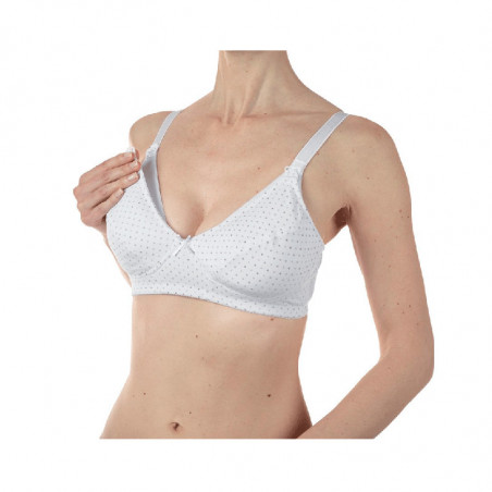 Soutien-gorge d'allaitement Chicco en microfibre blanche 36C