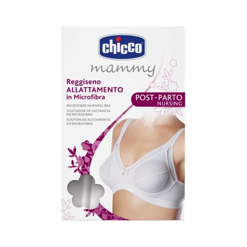 Chicco White Microfiber Breastfeeding Bra 40C