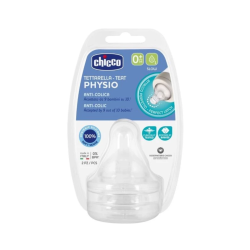 Chicco Physio Tétine Silicone 0m+ 2 unités