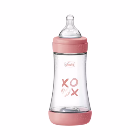 Chicco Perfect5 Bouteille Débit Moyen 240 ml Rose