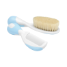 Chicco Peigne et Brosse en Poils Naturels Bleu