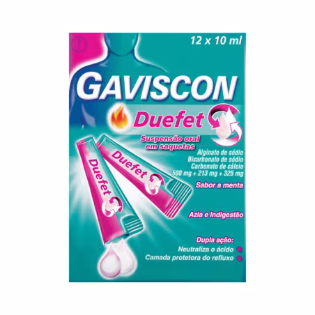 Gaviscon Duefet Sachets 12x10ml