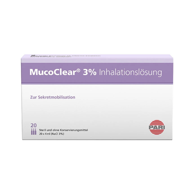 Mucoclear 3% 20 ampolas