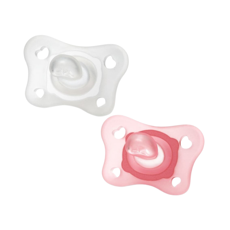 Chicco Physio Forma Mini Soft Chupeta 0-2m 2 unidades Rosa