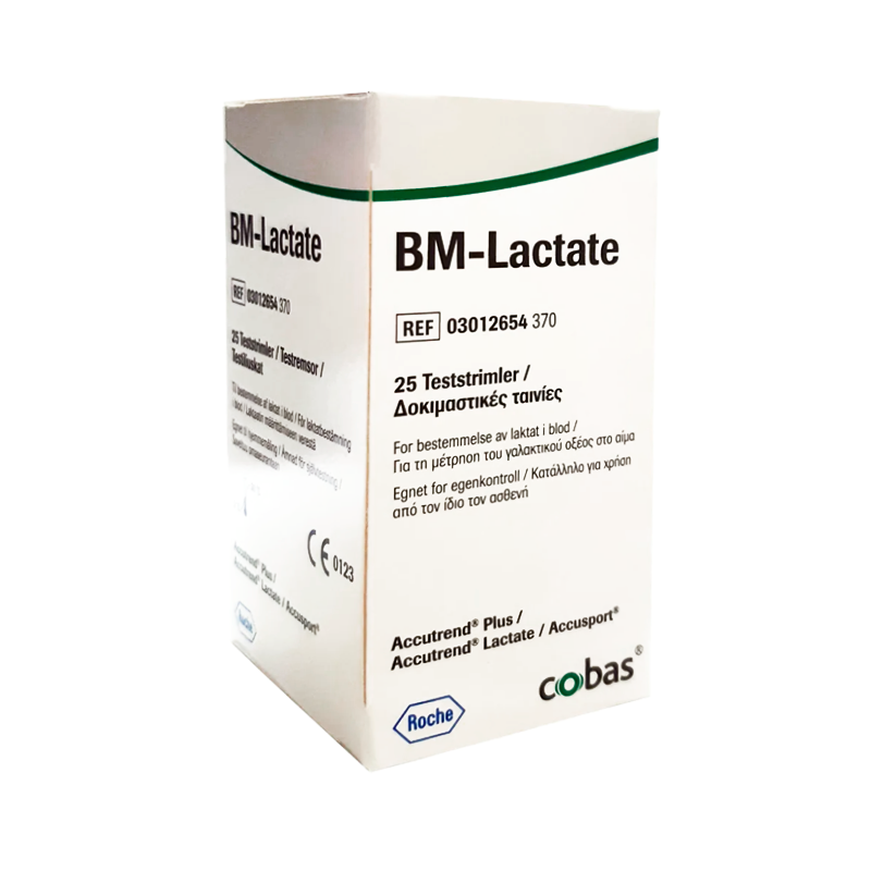 Accutrend BM-Lactate Tiras Teste 25 unidades