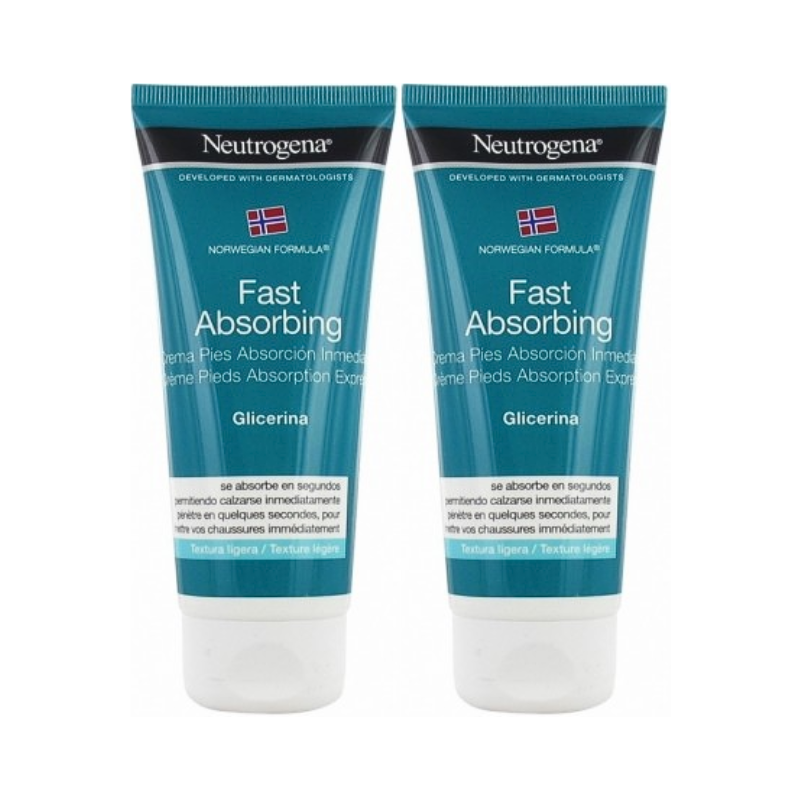 Neutrogena Fast Absorbing Creme Pés 2x100ml