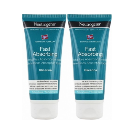 Neutrogena Fast Absorbing Crème Pieds 2x100ml