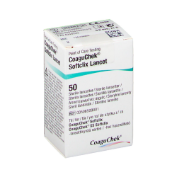 Coaguchek SoftClix Lancetas 50 unidades