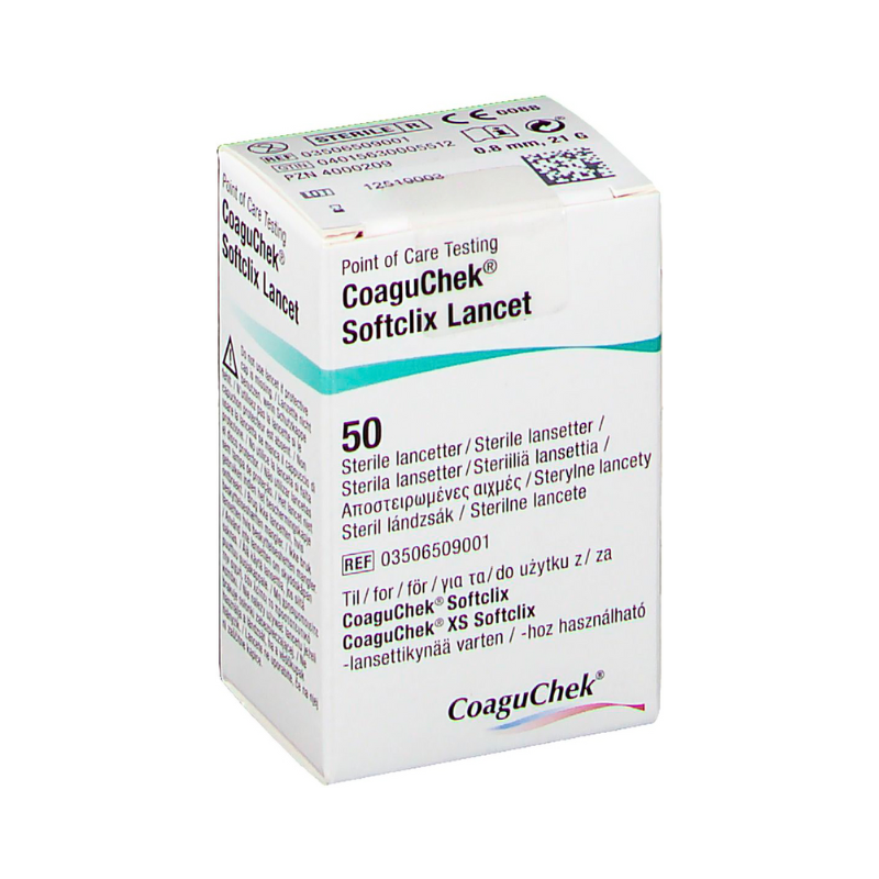Coaguchek SoftClix Lancetas 50 unidades