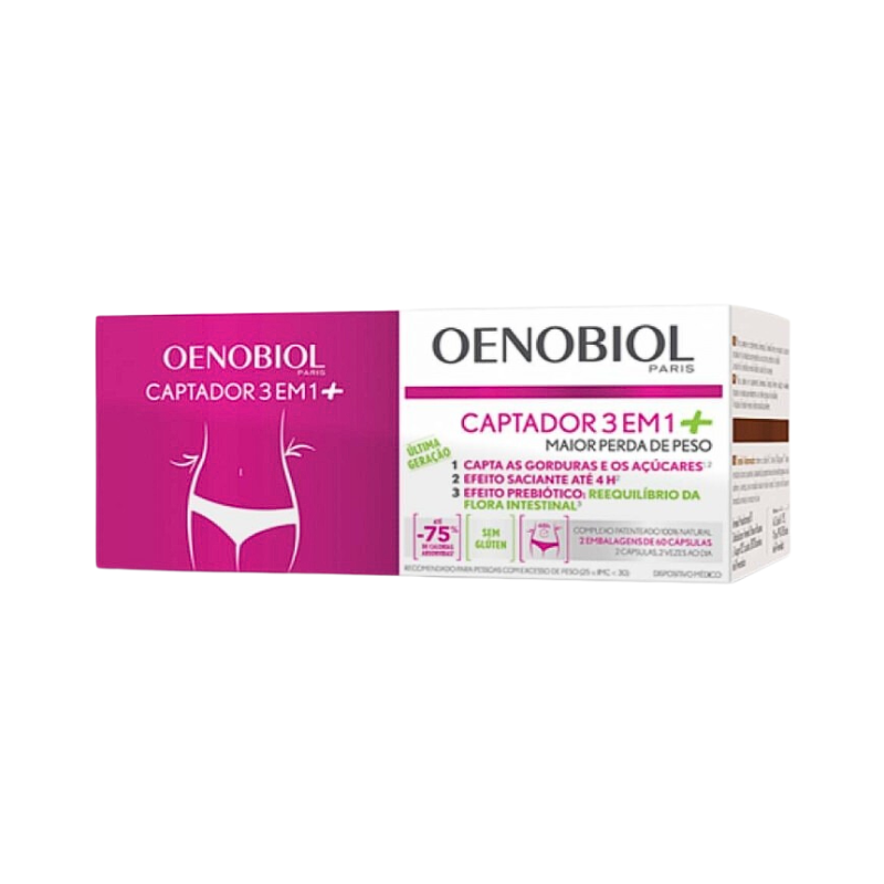 Oenobiol Pickup 3 in 1 Plus+ 2x60 capsules