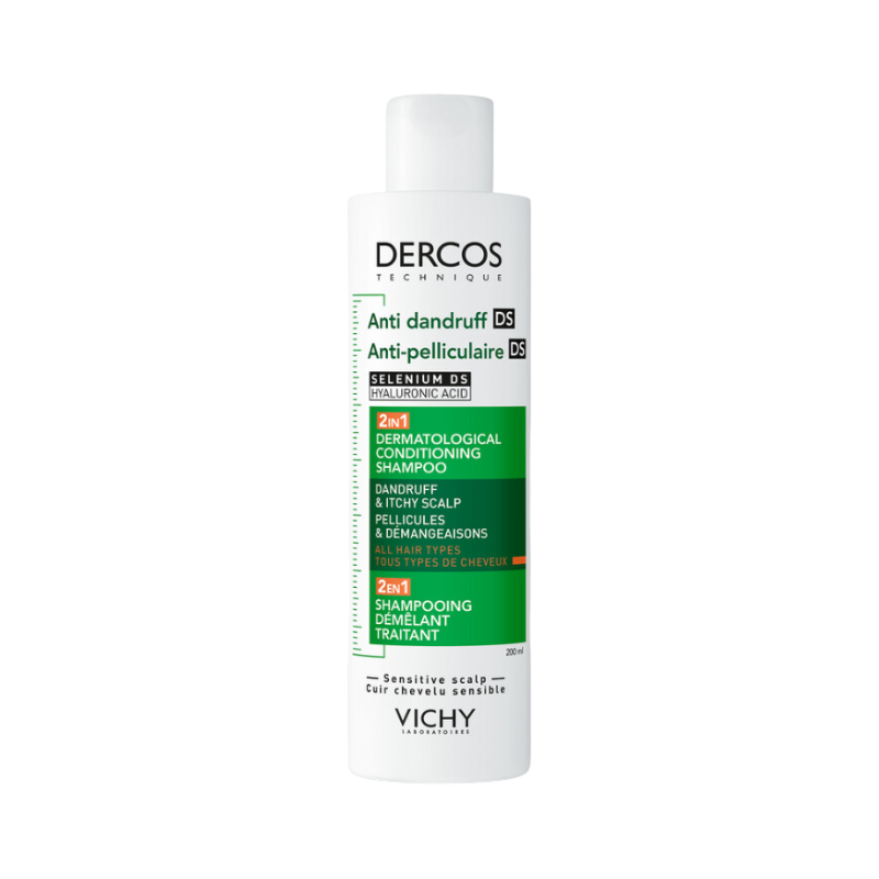 Dercos Anti-Dandruff DS 2 in 1 Shampoo and Conditioner 200ml