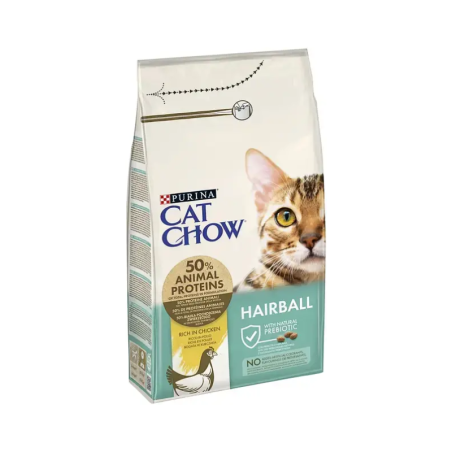 Cat Chow Hairball Control Frango 1.5kg
