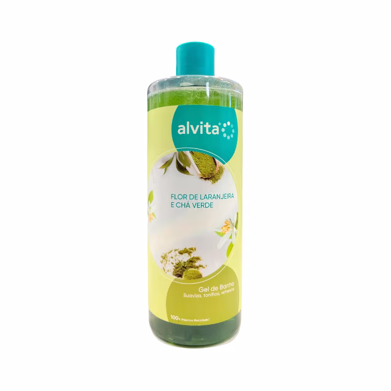 Alvita Gel de Banho Flor de Laranjeira e Chá Verde 750ml
