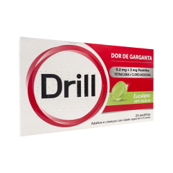 Drill Eucalyptus Sugar Free 0.2mg+3mg 24 lozenges