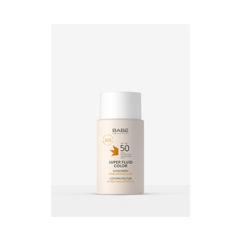 Babé Super Fluído Solar Facial com Cor FPS50 50ml