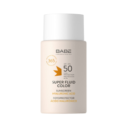 Babé Super Fluido Solar Facial con Color SPF50 50ml