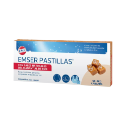 Emser Pastillas Para La Garganta Sabor Caramelo Salado 30 unidades