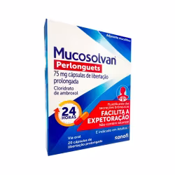 Mucosolvan Perlonguets 75mg 20 capsules