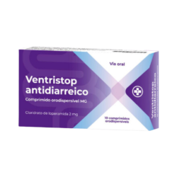 Ventristop Antidiarrheal 2mg 10 orodispersible tablets