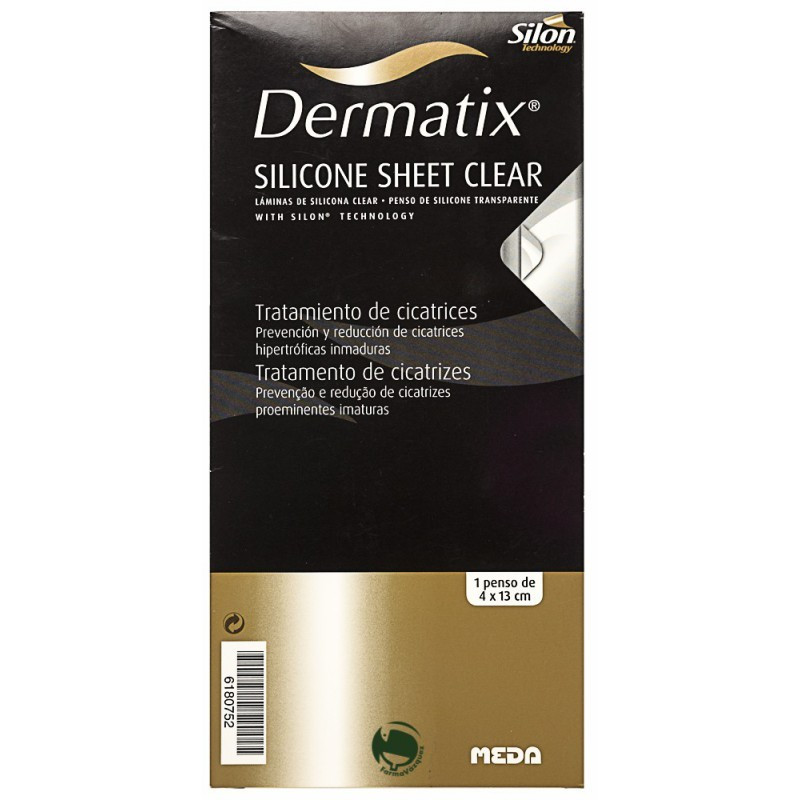 Pansement silicone Dermatix 4x13cm