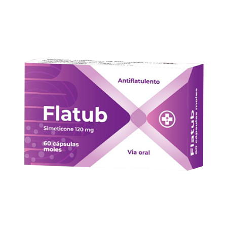 Flatub 120mg 60 cápsulas blandas