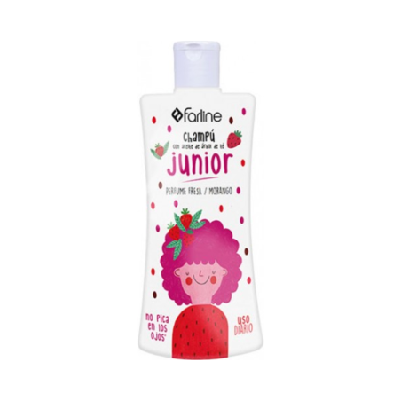 Farline Shampoing à l'huile d'arbre à thé aux fraises 250 ml
