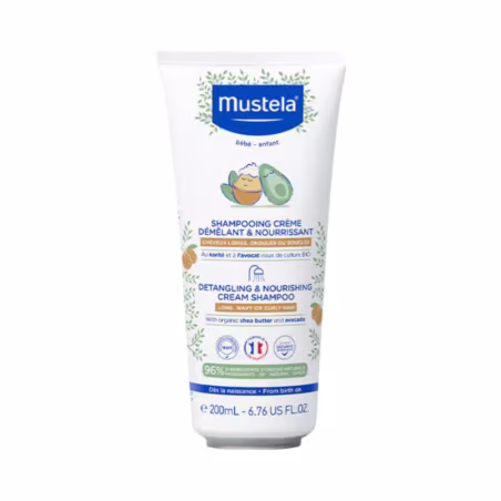 Mustela Detangling Nourishing Cream Shampoo 200ml