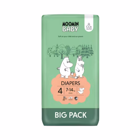 Moomin Baby T4 7-14kg 63 diapers