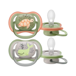 Philips Avent Soother Ultra-Air 6-18m 2 units Whale