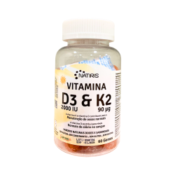 Natiris Vitamina D3 y K2 60 gomitas