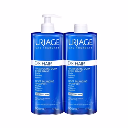 Uriage DS Hair Shampoing Doux Équilibrant 2x500ml