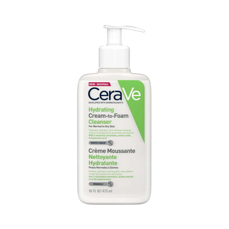 Cerave Crème Moussante Nettoyante Hydratante 473ml